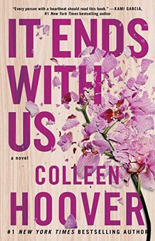It ends with us book cover by Colleen Hoover for review