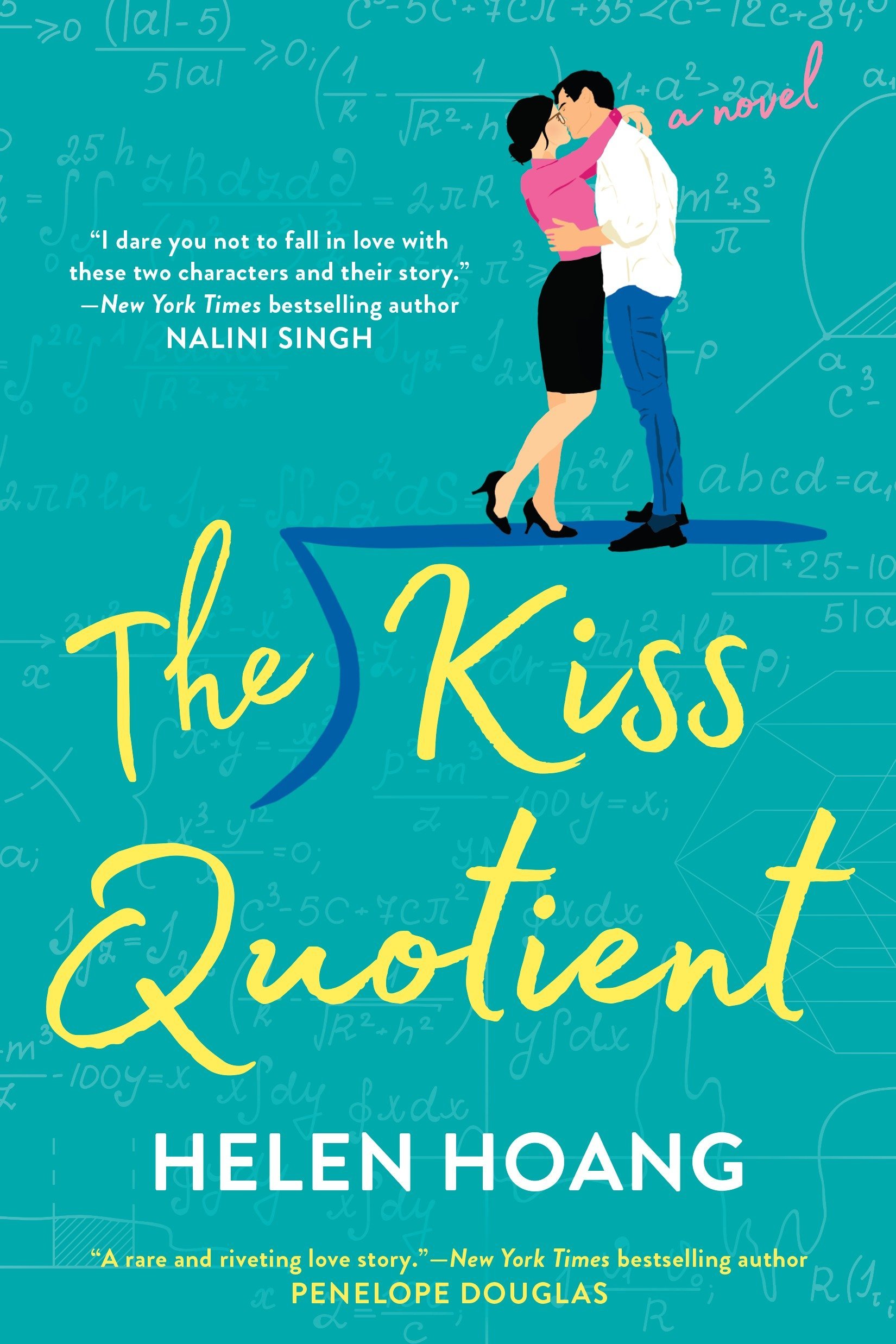 The kiss quotient book cover by helen hoang for review